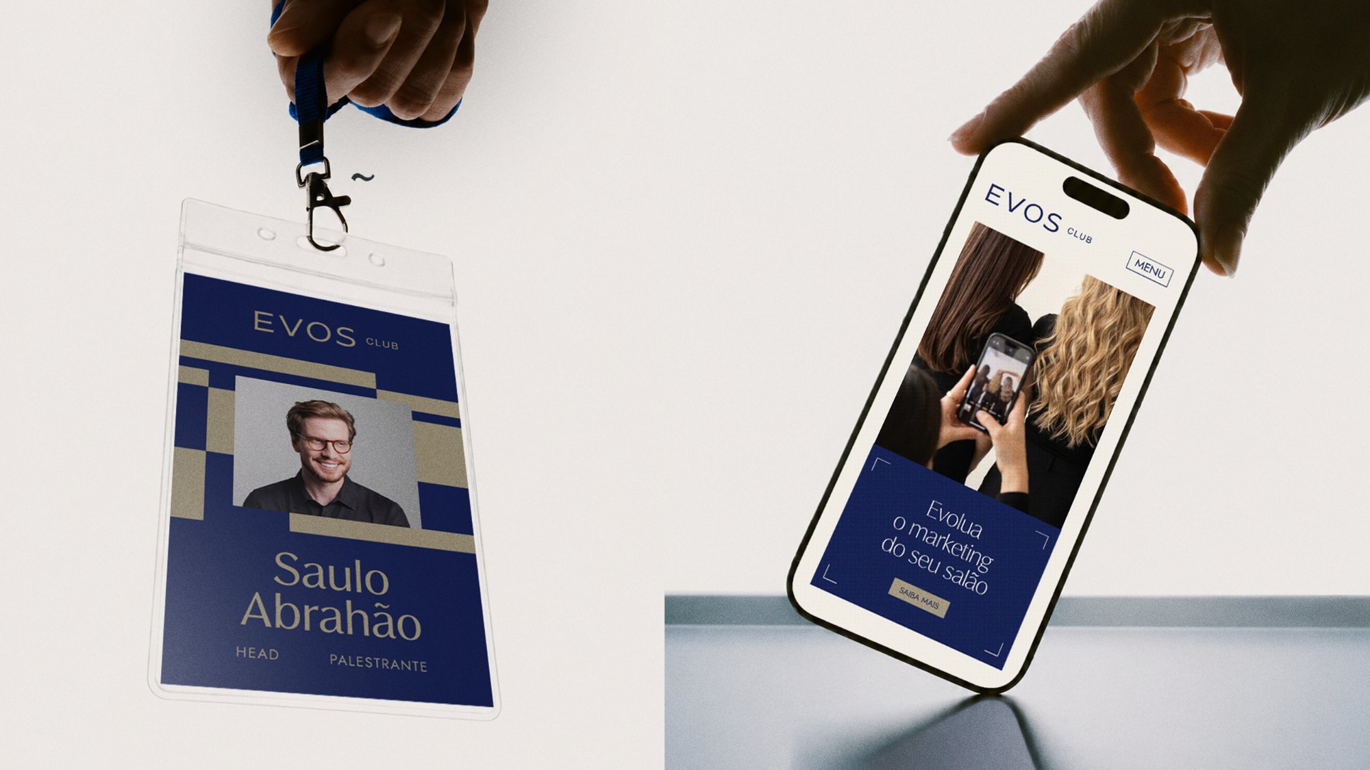 EVOS Club — crachá e site mobile